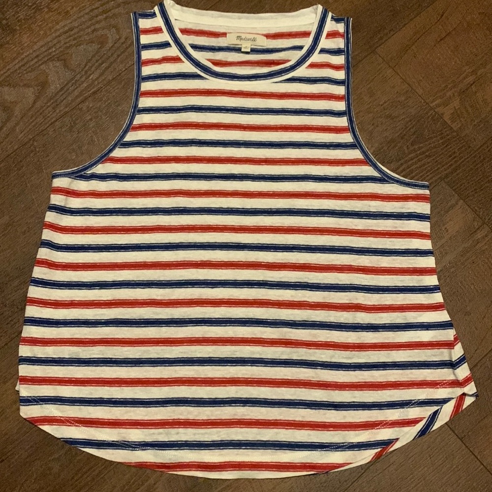 Madewell linen tank top